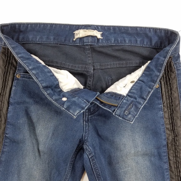 FP Free People Skinny Ankle Stretch Denim Jeans - Picture 6 of 8